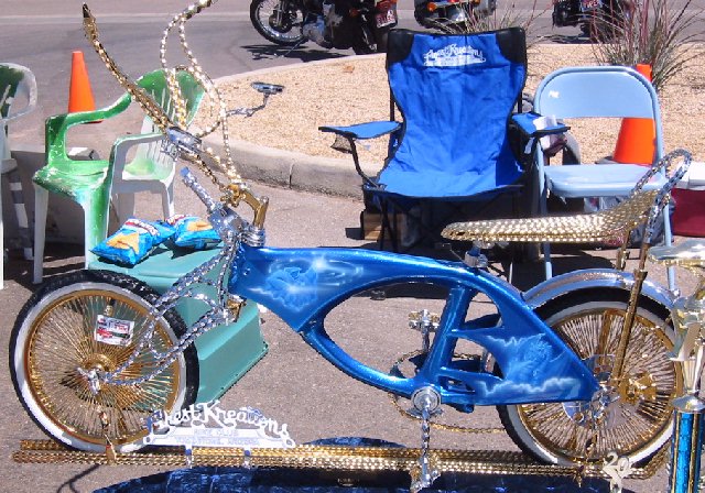 Show Bicycle Tony Ortega 1997 Lowrider Bike Award made by Joe Kraps